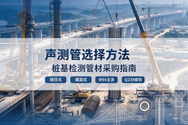 汕尾声测管选型标准