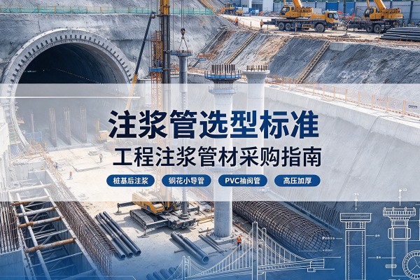 汕尾注浆管选型标准